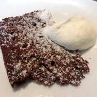 コントワール ミサゴ - 蝦夷鹿のラザニア＆サラダプレート 1100円 のガトーショコラ