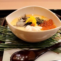 馬車道 大かわ - 白子の菊花蒸