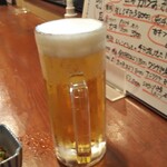 Futoppara - 生ビールで乾杯～(*￣∇￣)ノ