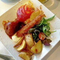 24/7 restaurant - キッズプレート（ちょっと食べた）