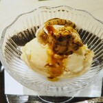 銀座 よし澤 - 甘味　そば麦茶のアイス