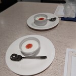 ホテルグランドシティ - デザートの杏仁豆腐