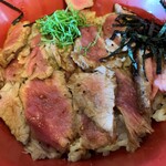 美喰館 - B ステーキ丼お刺身付き…税込999円