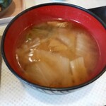とちぎや - 味噌汁もつきます