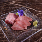 Black tongue sashimi