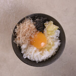 Karasuko chicken and egg fried rice