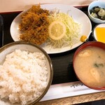 Shokudou Ikkyuu - あじフライ定食(790円)