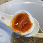 宍道湖しじみ中華蕎麦 琥珀 - 【2021.9.21】絶品味玉。