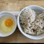 手打ちうどん こげら - 【2021.9.28】こげらセットのTKG。