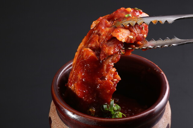 和牛壺漬け中落ちカルビ