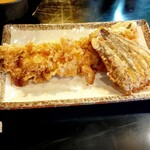 天せ - ナスとあなご