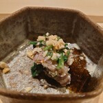 すし宮川  - 小樽　秋シャコ　春菊クルミ