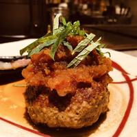 鉄板ダイニング織部 - 自家製ハンバーグセット　和風おろしソース