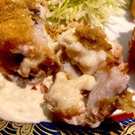 和さび - 鱈の親子フライは雲子(白子)が巻いてあります