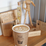 コーヒースタンド ポレポレ - ２０２１年１０月再訪：カフェラテ☆