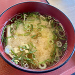 Gamagoori Hiroishi Shokudou - お味噌汁 白