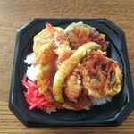 ディオ - 満腹天丼 (税抜)276円 ※開封後 (2021.10.29)