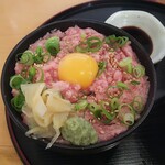 ごはん処 藤井堂 - ミニ ネギトロまぐろ丼 (2021.10.29)