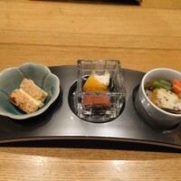 うおまん 西梅田本店 - 前菜３種