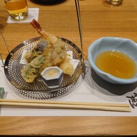 うおまん 西梅田本店 - 天ぷら盛り合わせ