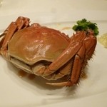 四川飯店 - 2012.12 お待ちかねの上海蟹、お酒とたれがしみてて超美味♪
