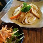 カフェ アワ･イサ - 季節のお野菜とおあげさんの和風パスタ