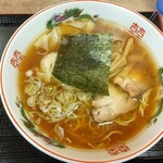 中華そば みかさ - ミックスワンタン麺醤油