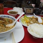 餃子の王将 - 銀次郎丼 京都大学定食