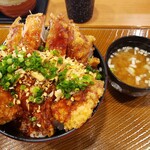 から好し - 旨辛麻辣丼＋味噌汁021.10.28