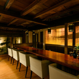 The interior of a renovated townhouse that has been around since the Meiji era