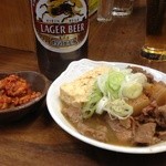 大統領 - ラガー＆チャンジャ＆煮込み。もう一度行きたい！！