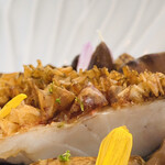 AMOUR - 甘鯛の鱗焼き　鱗が綺麗なのでアップに