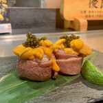 大栄 - 肉寿司