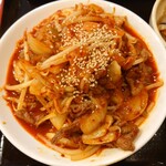 韓国家庭料理 扶餘 - 牛プルコギです