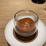 マンサルヴァ - ホントは、もっと鮮やか！小粒のパスタが、控え目に食感で「ここにいるよー」とアピールしてくれて、微笑ましい一皿