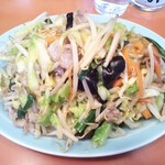 丸吉飯店 - 肉野菜炒め 750円(税込)(2021年3月23日撮影)