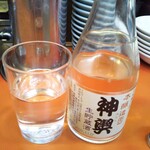 丸吉飯店 - 日本酒冷酒 800円(税込)(2021年3月23日撮影)