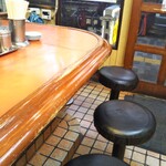 丸吉飯店 - カウンター席(2021年3月23日撮影)