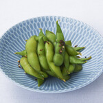 Edamame in soup stock