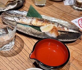 秋葉原魚金 - 秋刀魚の塩焼き