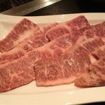 Yakiniku Fudoushin - 和牛ハラミ。ハラミでこの霜降り！白飯と一緒にどうぞ！