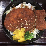 浄土平レストハウス - ソースカツ丼　ボリューミーよ♫