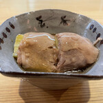 四谷 うえ村 - 焼き茄子と和牛！はい！カウンター入りました一発KOです！