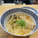 四谷 うえ村 - 待ってましたすっぽん♡♡すっぽんの他にもねドッシェーみたいな具材が2,3あった気がすんだけどね…頭がすっぽんぽんだね(シーン…)あっ！あれだ！鱈の白子も入ってたたしか！