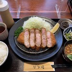 Tonkatusenmonten katubou - 黒豚上ロースかつ定食(中)(210g)、2,800円
