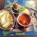 BRITISH INDIAN CAFE 1930 - OneCurrySet 1種のカレーセット 930円だよ