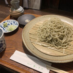 蕎麦切り 春のすけ - 細打ち（丸抜き粗挽き）鹿追町牡丹蕎麦天日干し新そば＋摩周産キタノマシュウ新そば