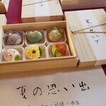 御菓子司 福来雀 あずき宿 - 見本「夏の思い出」