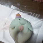 御菓子司 福来雀 あずき宿 - 本日の練りきり「ハロウィンのオバケちゃん」