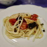 KINOKUNIYA - Spaghettini alla salmone con Pomodoro 
